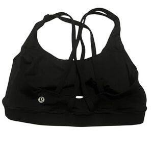 Lululemon Energy Bra *Medium Support, B–D Cups Hideaway Black 6